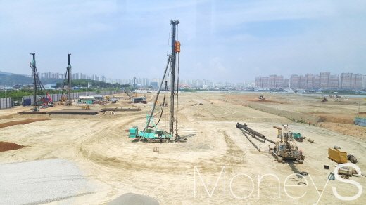 김포의 한 아파트 건설현장. /사진=김창성 기자