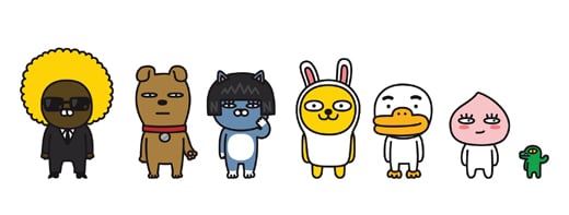 카카오프렌즈 캐릭터. /사진=머니투데이 DB