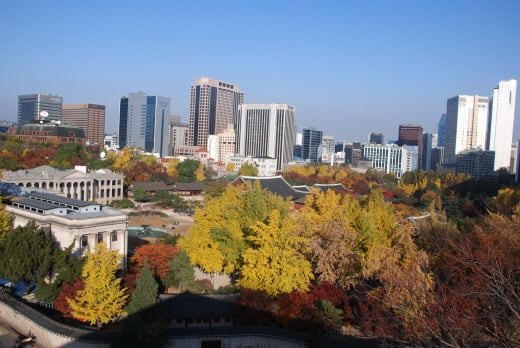 도심 단풍의 대명사격인 덕수궁 정동 코스. /사진=한국관광공사