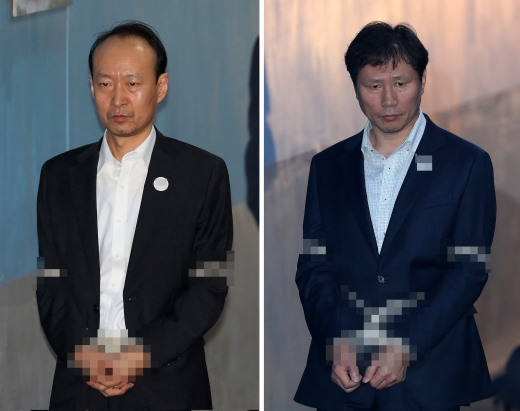 이재만안봉근. 구속. 문고리 3인방. 사진은 이재만 전 청와대 총무비서관(왼쪽)과  안봉근 전 청와대 국정홍보비서관. /사진=뉴스1