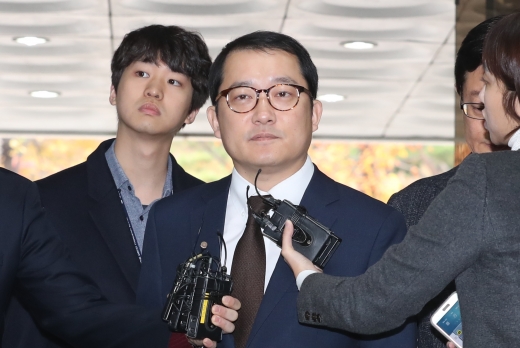 이제영 검사. 이제영 전 의정부지검 부장검사가 6일 서울 서초구 서울중앙지법 청사에 도착했다. /사진=뉴스1