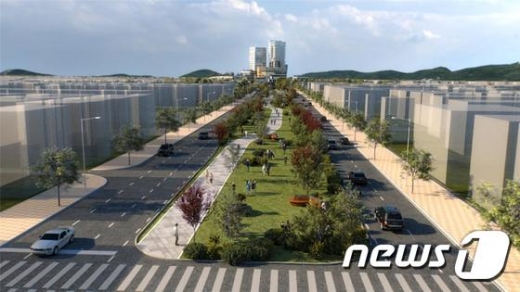 경인고속도로 일부 구간이 일반도로로 전환된다. 일반화 후 개발 구상도. /사진=인천시 제공