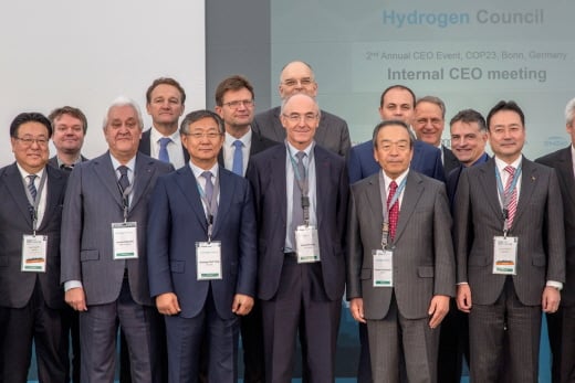 현대차 수소위원회 2050 수소 사회 비전 제시. /사진=현대차 제공