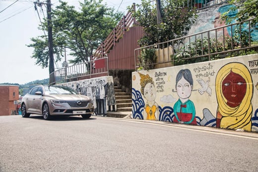 통영 동피랑벽화마을. /사진제공=르노삼성
