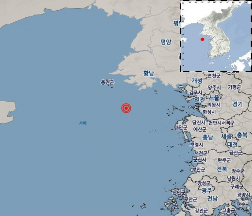 인천 지진. 인천서 규모 2.6 지진. /사진=기상청 제공