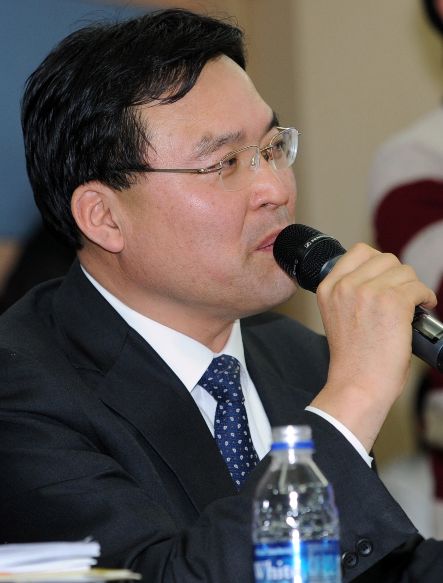 제주 제2공항. 사진은 구본환 국토교통부 항공정책실장. /사진=뉴스1