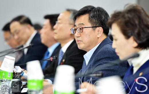 [머니S포토] 확대경제장관회의, 김동연 부총리 모두발언