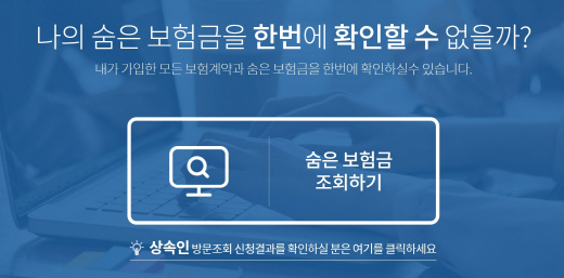 /사진=내보험 찾아줌 사이트 캡처.