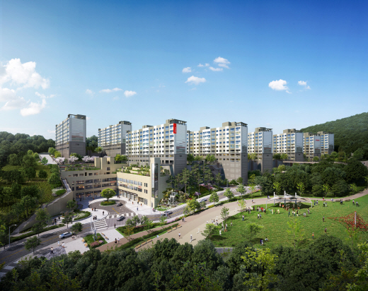 수지 광교산 아이파크 투시도. /사진=현대산업개발