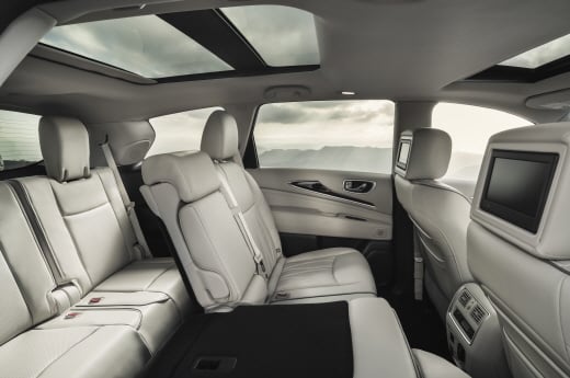 인피니티 QX60 2, 3열 좌석. /사진=인피니티 제공