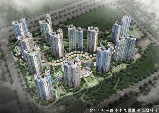 인천 계양 효성해링턴 플레이스 조감도. /사진=효성
