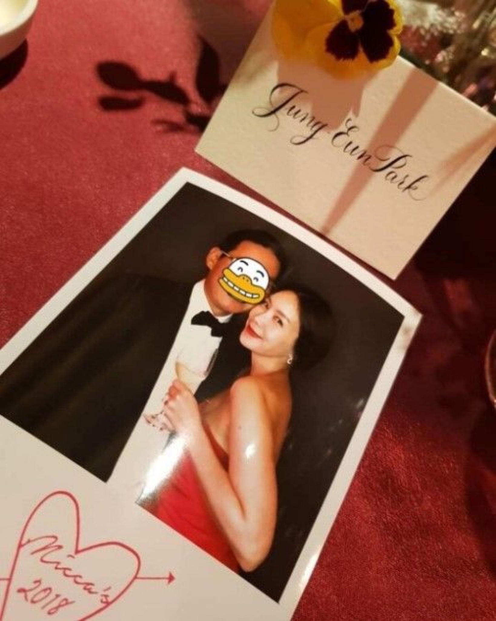 김정은 남편. /사진=김정은 인스타그램