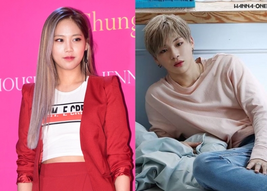육지담, 강다니엘(워너원 공식 인스타그램). /사진=뉴스1