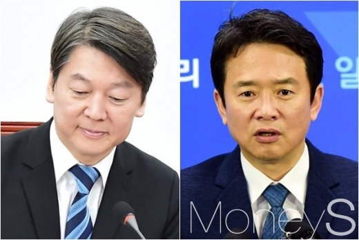 안철수 남경필. 사진은 안철수 국민의당 전 대표와 남경필 경기지사. /자료사진=임한별 기자