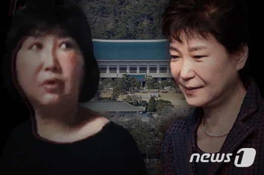 최순실(왼쪽), 박근혜 전 대통령./사진=뉴스1