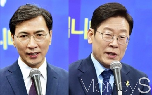 안희정 충남도지사(왼쪽), 이재명 성남시장./사진=임한별 기자