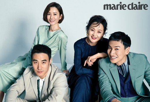 [★화보] 정유미·이광수·배성우·배종옥, 4인4색 '라이브' 배우들의 케미