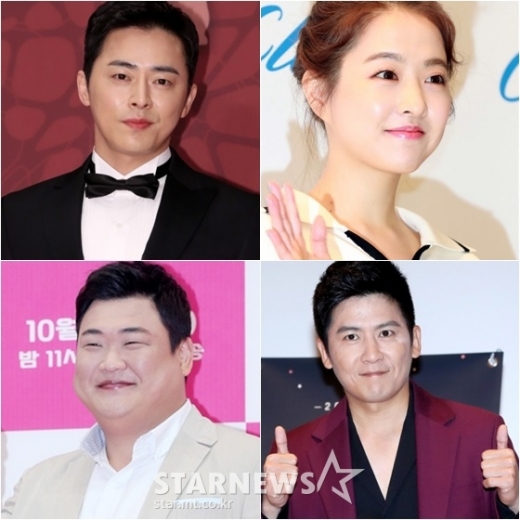 왼쪽 위부터 시계방향으로 조정석, 박보영, 홍경민, 김준현. /사진=스타뉴스