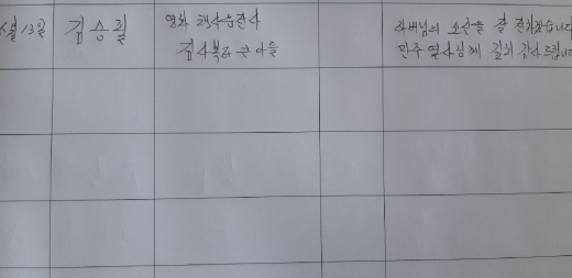 광주 5·18민주묘지 방명록 남긴 영화 '택시운전사' 아들