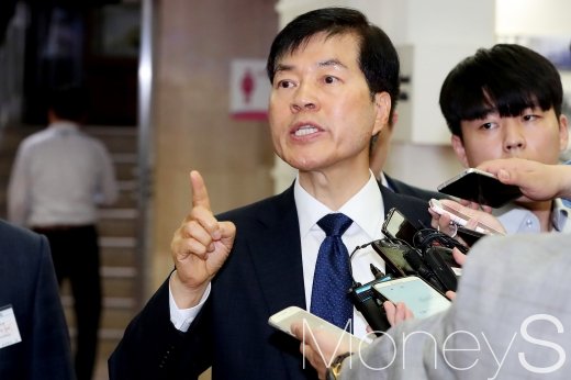 [머니S포토] 열변 토하는 김태한 삼성바이오로직스 대표
