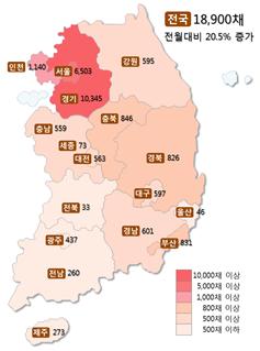 광주·전남, 5월 임대 사업자·주택수 '증가'