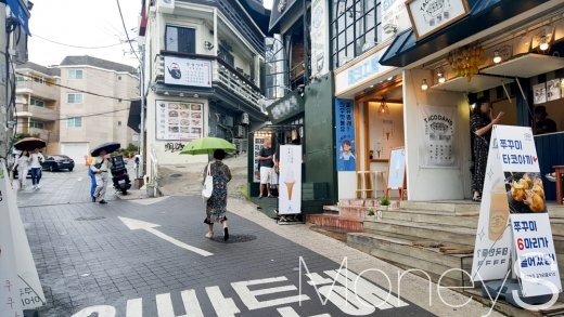 경리단길의 맛집 골목. /사진=김창성 기자