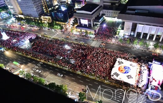 광화문거리응원 전경./사진=임한별 기자
