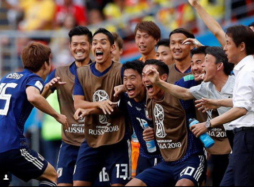 일본 축구 국가대표팀./사진=가가와 신지 인스타그램 캡처