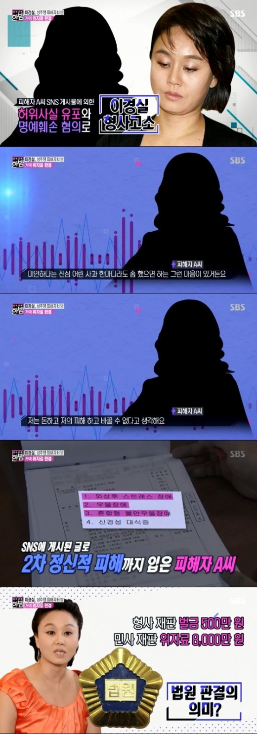 이경실 부부 피해자. /사진=한밤 방송캡처