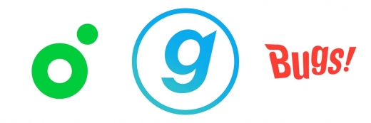 왼쪽부터 멜론, 지니, 벅스. /사진=카카오M, 지니뮤직, NHN벅스