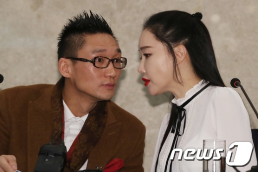 낸시랭 동영상 협박. 사진은 왕진진과 낸시랭 부부. /자료사진=뉴스1