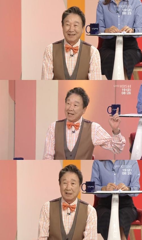 윤문식 재혼. /사진=아침마당 방송캡처