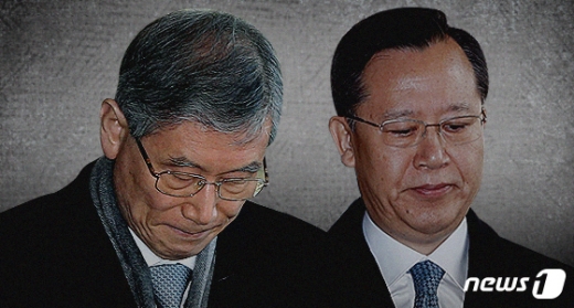 고영한 전 대법관과 박병대 전 대법관(오른쪽)의 영장실질심사가 오는 6일 진행된다./그래픽=뉴스1 최수아 디자이너