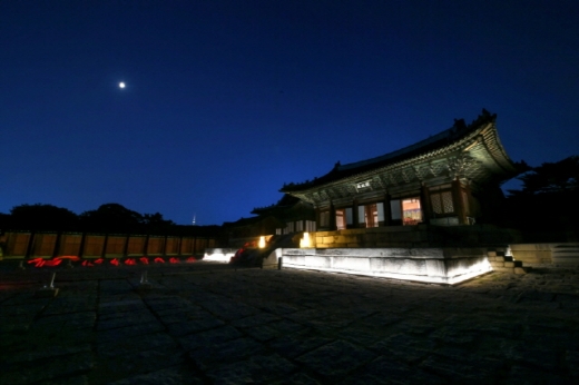 창경궁 야경. /사진=문화재청