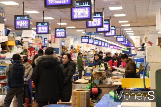 노량진수산시장 가보니… 외국인까지 가세 '북적북적' [출근길] - 머니S