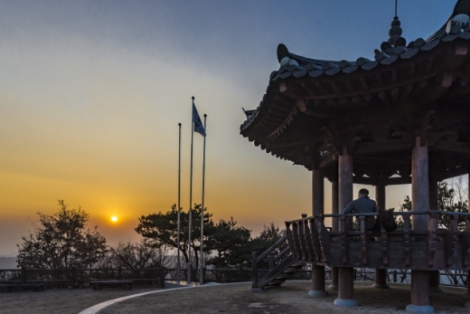 봉산정 노을. /사진=서울관광재단
