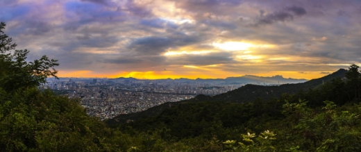 아차산 낙조. /사진=서울관광재단