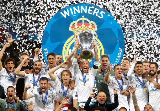 2015-2016시즌부터 3회 연속 UEFA 챔피언스리그 우승을 달성하며 UEFA 클럽 랭킹 1위 자리를 고수 중인 스페인 프리메라리가의 레알 마드리드. /사진=로이터