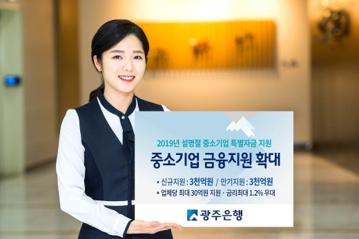 광주은행, 설 명절 중소기업 금융애로 해소 앞장