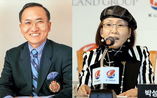 박성수 회장, 박성경 부회장/사진=이랜드, 뉴스1 이동원기자 