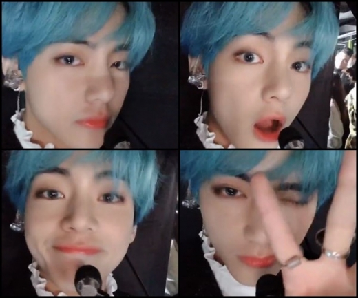 방탄소년단 뷔. /사진=빅히트 트위터