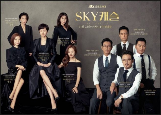 스카이캐슬 포스터. /사진=jtbc