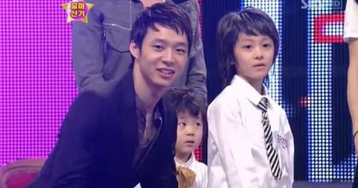 찬희.사진은 박유천과 찬희. /사진=스타킹 방송캡처