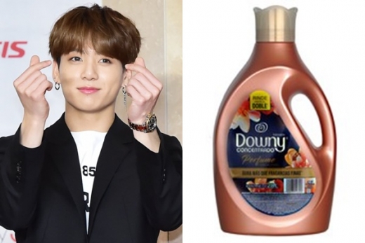 방탄소년단 정국이 '다우니 어도러블'을 애용하는 것으로 알려졌다. /사진=임한별 기자, 다우니 제공