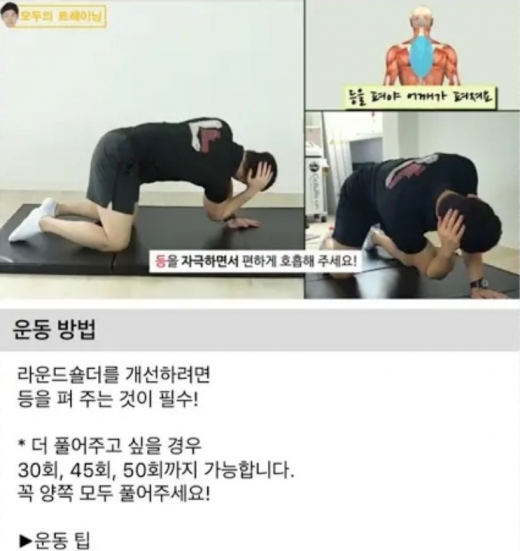 코치가 제공하는 운동영상. /사진=모두의트레이닝 캡처