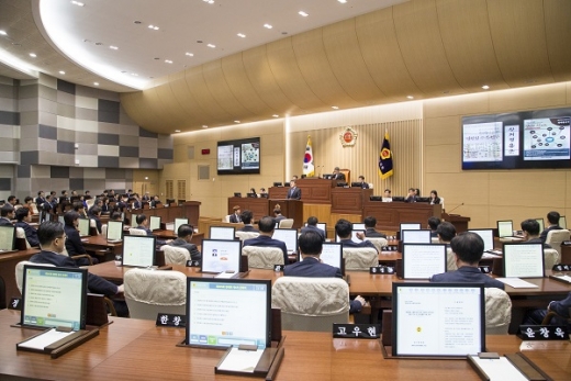 경상북도의회 본회의장 모습. /사진=경상북도의회 제공.