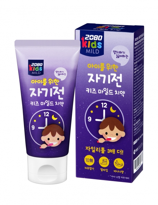2080 키즈 마일드 치약 바나나향/사진=애경산업