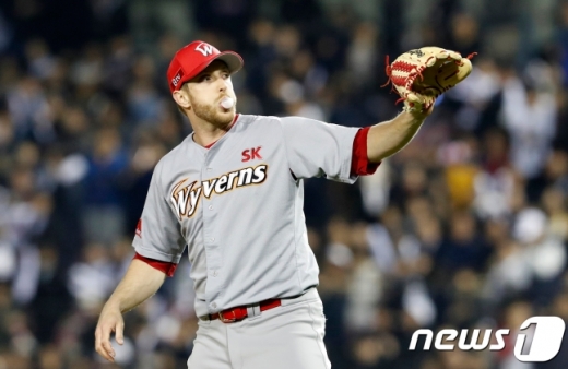 4년간 SK 와이번스서 활약한 후 올해 MLB 무대에 도전한 메릴 켈리. /사진=로이터
