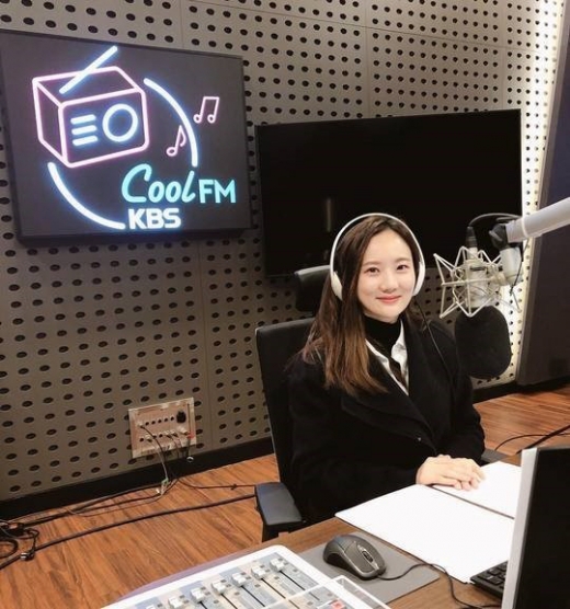 '박은영의 FM대행진' 김지원 아나운서. /사진=박은영의 FM 대행진 공식 인스타그램 캡처