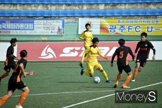 광주Fc U-15 광덕중 '금석배 4강' 안착, 23일 울산 현대중과 대결